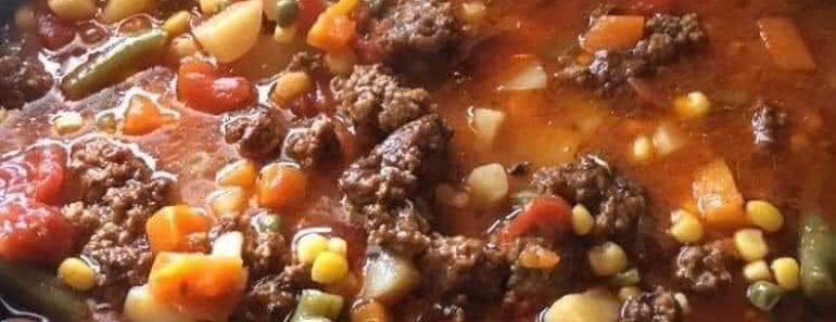Hearty Crock Pot Cowboy Soup