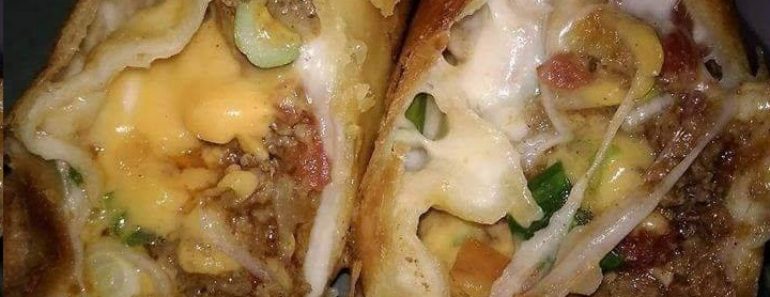 Beef and Cheese Chimichanga