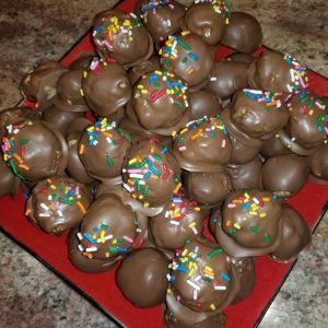 CHOCOLATE COVERED PEANUT BUTTER BALLS RECIPE