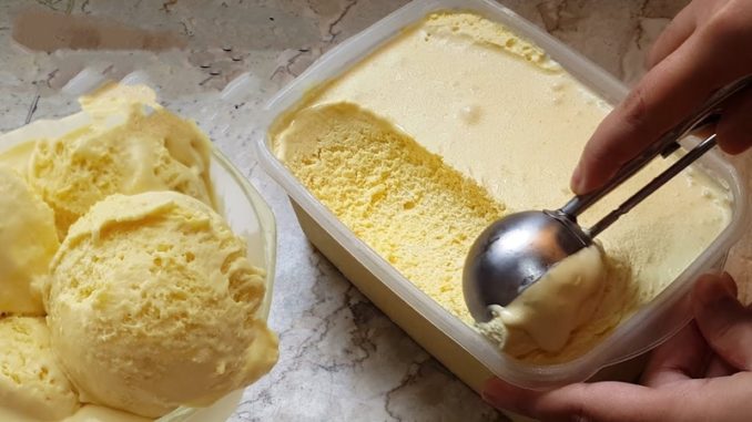 Homemade Vanilla Icecream Recipe