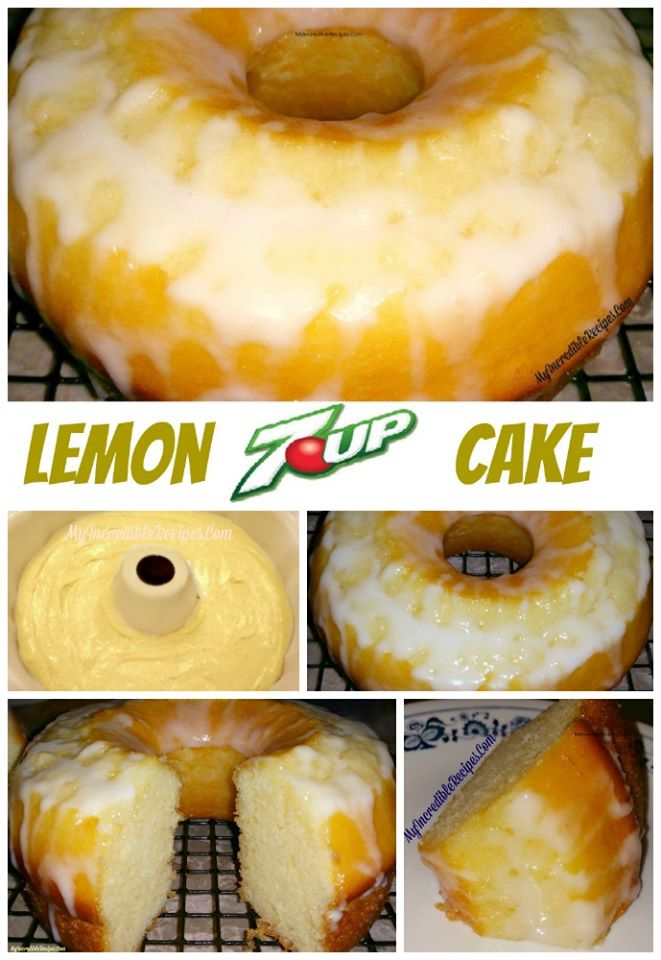 Easy Lemon 7­Up Cake