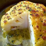 Whole Roasted Cauliflower With Butter Sauce