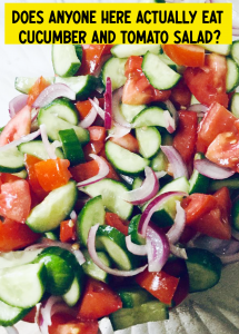 CUCUMBER AND TOMATO SALAD - Just Cook Well