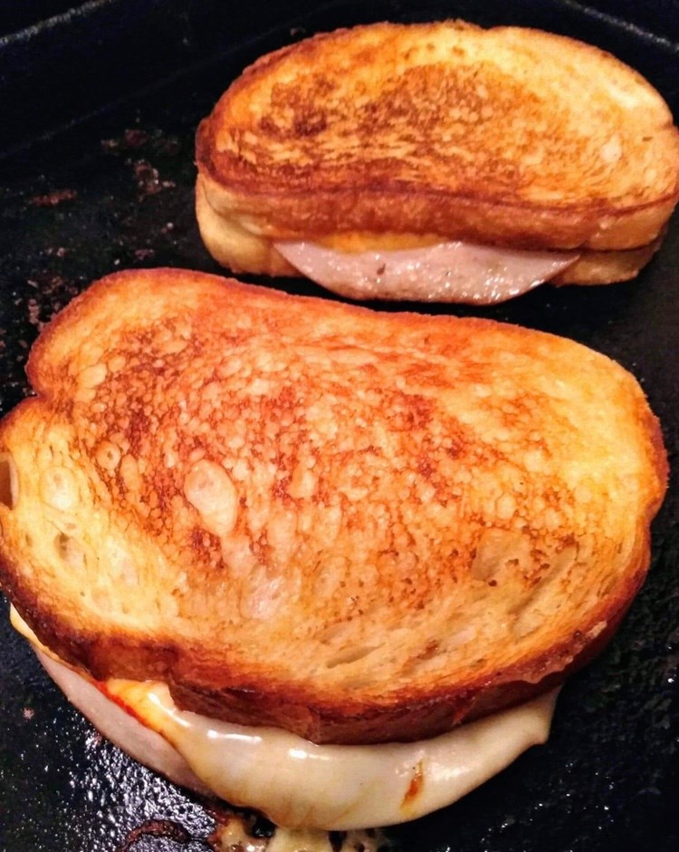 Grilled Turkey And Cheese Sandwich