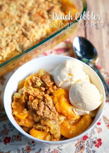 Peach Cobbler Dump Cake