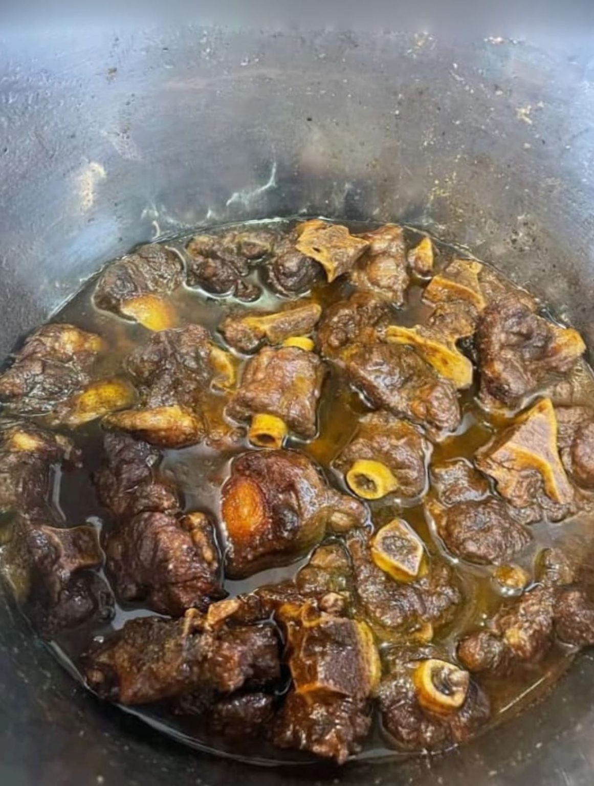 southern styled oxtails