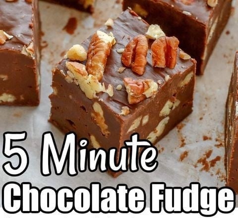 5 minute chocolate fudge